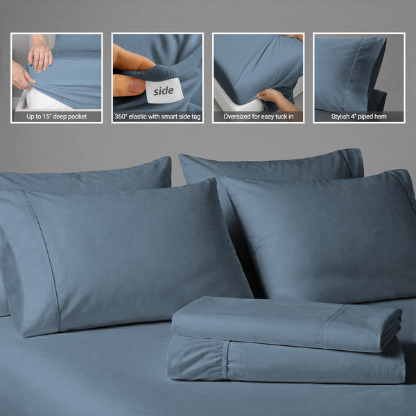Premium 400 Thread Count 100% Cotton Sheet Set