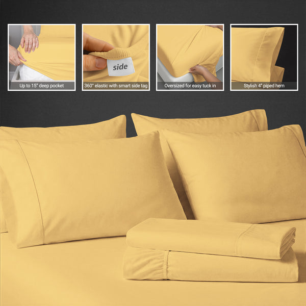 Premium 400 Thread Count 100% Cotton Sheet Set
