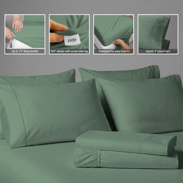 Premium 400 Thread Count 100% Cotton Sheet Set