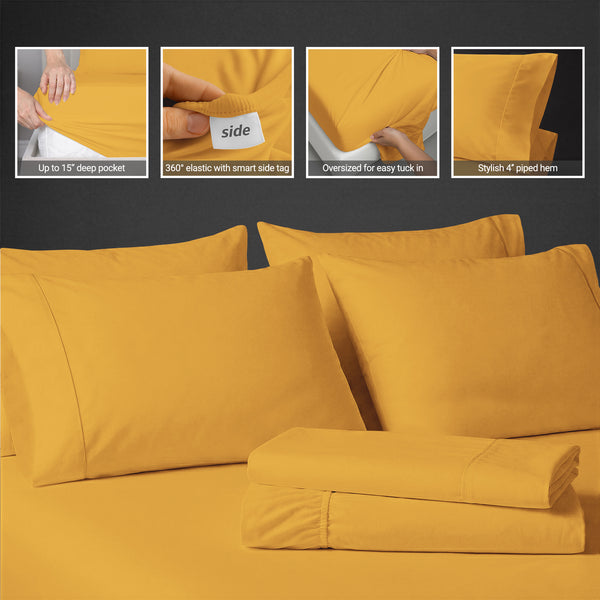 Premium 400 Thread Count 100% Cotton Sheet Set