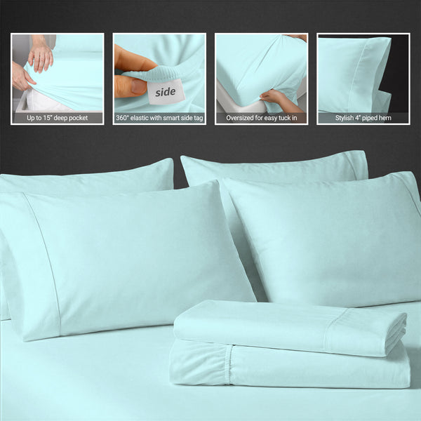 Premium 400 Thread Count 100% Cotton Sheet Set