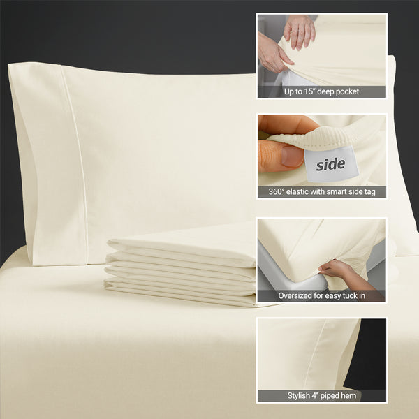 Royale 1000 Thread Count 100% Cotton Sheet Set