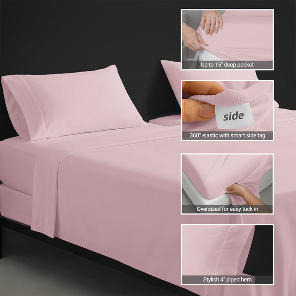 Percale 100% Cotton Sheet Set