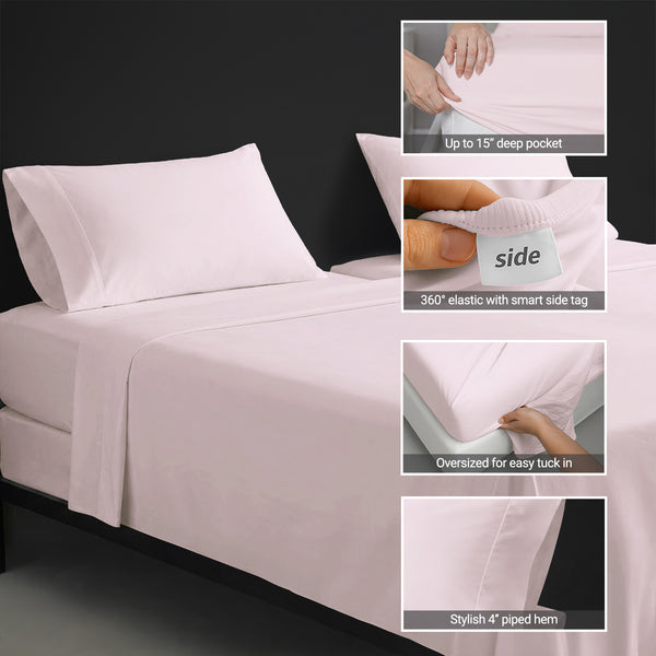 Luxury 800 Thread Count 100% Cotton Sheet Set