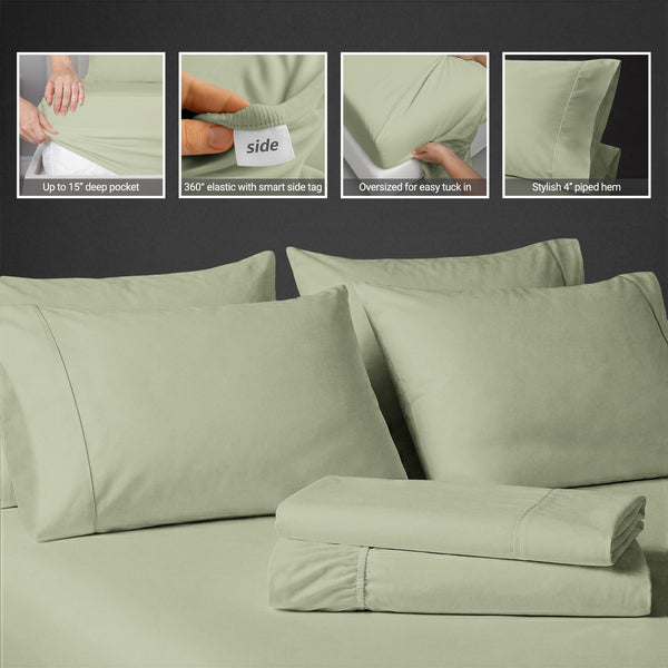 Premium 400 Thread Count 100% Cotton Sheet Set