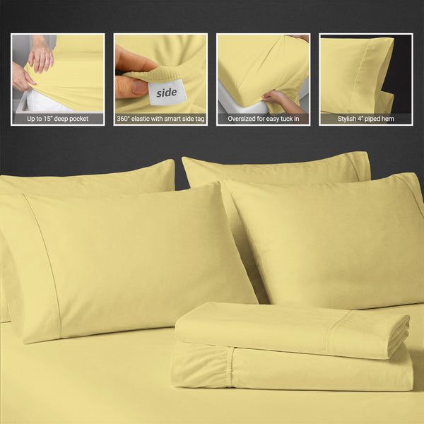 Royale 1000 Thread Count 100% Cotton Sheet Set