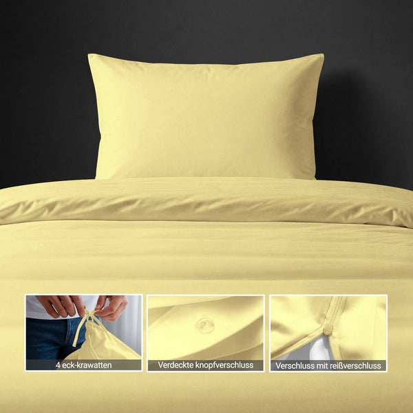 Deluxe 600 Thread Count 100% Cotton Duvet Cover Set