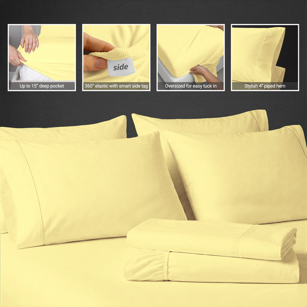 Premium 400 Thread Count 100% Cotton Sheet Set