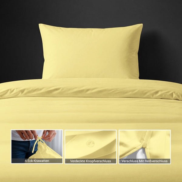 Luxus Bettbezug-Set mit 800 Fadenzahl aus 100% Baumwolle