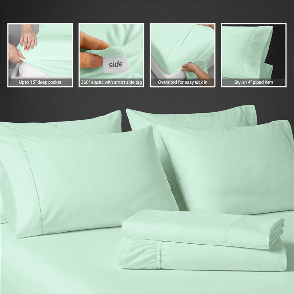 Premium 400 Thread Count 100% Cotton Sheet Set