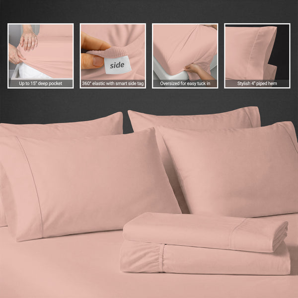 Premium 400 Thread Count 100% Cotton Sheet Set