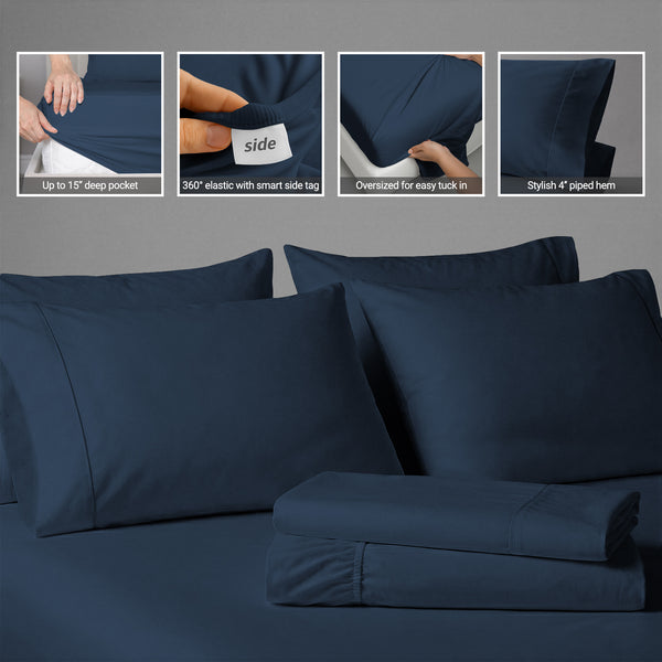 Premium 400 Thread Count 100% Cotton Sheet Set