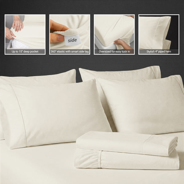 Royale 1000 Thread Count 100% Cotton Sheet Set