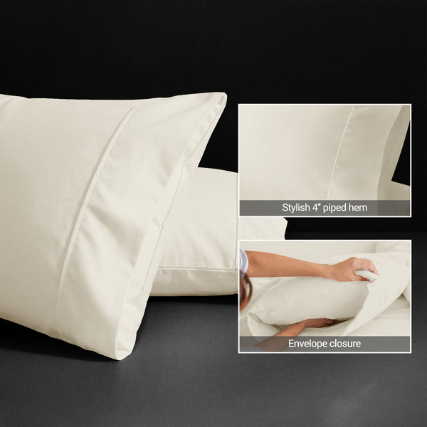 Royale 1000 Thread Count 100% Cotton Pillow Envelope cases