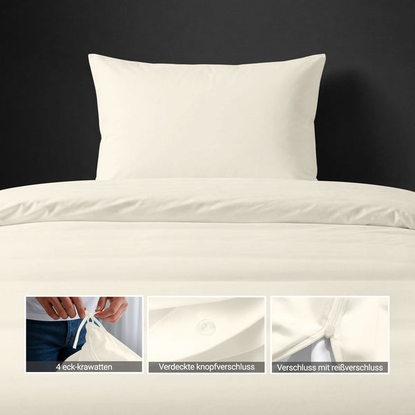 Deluxe 600 Thread Count 100% Cotton Duvet Cover Set