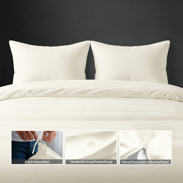 Luxus Bettbezug-Set mit 800 Fadenzahl aus 100% Baumwolle