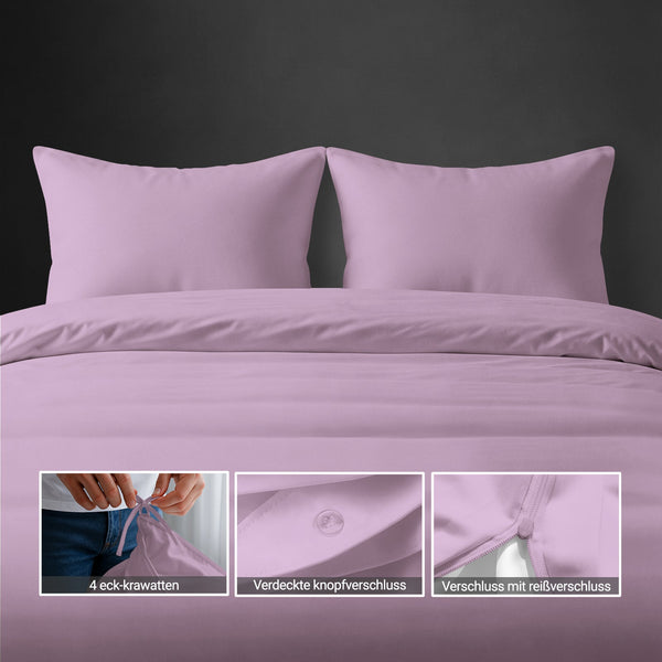 Deluxe 600 Thread Count 100% Cotton Duvet Cover Set