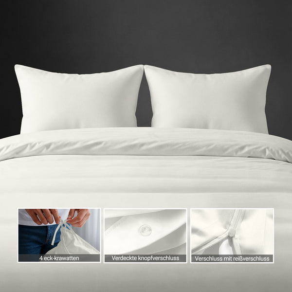Deluxe 600 Thread Count 100% Cotton Duvet Cover Set