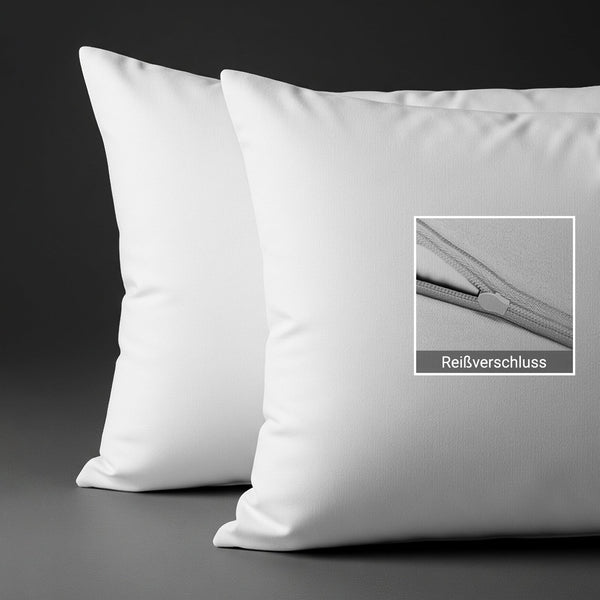 Premium Kissenbezüge mit 400 Fadenzahl aus 100% Baumwolle (2er-Set)