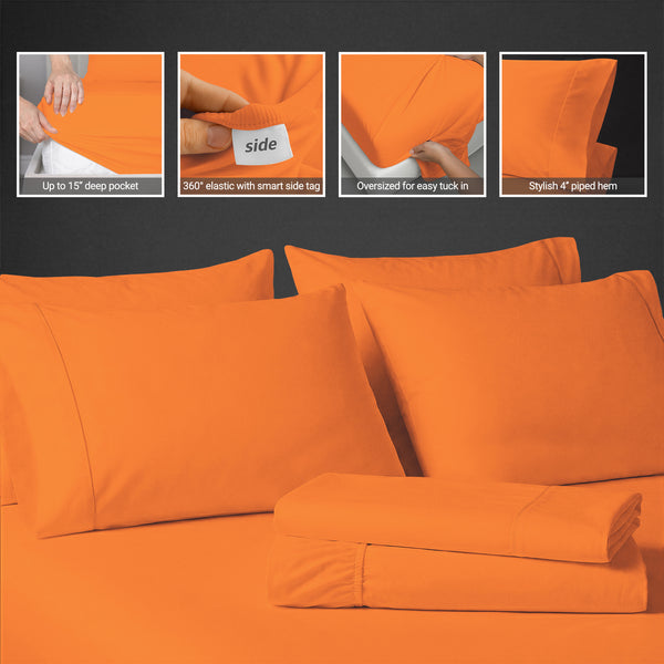 Premium 400 Thread Count 100% Cotton Sheet Set