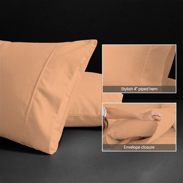 Premium 400 Thread Count 100% Cotton Pillow Envelope Cases