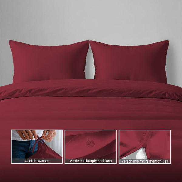 Luxus Bettbezug-Set mit 800 Fadenzahl aus 100% Baumwolle