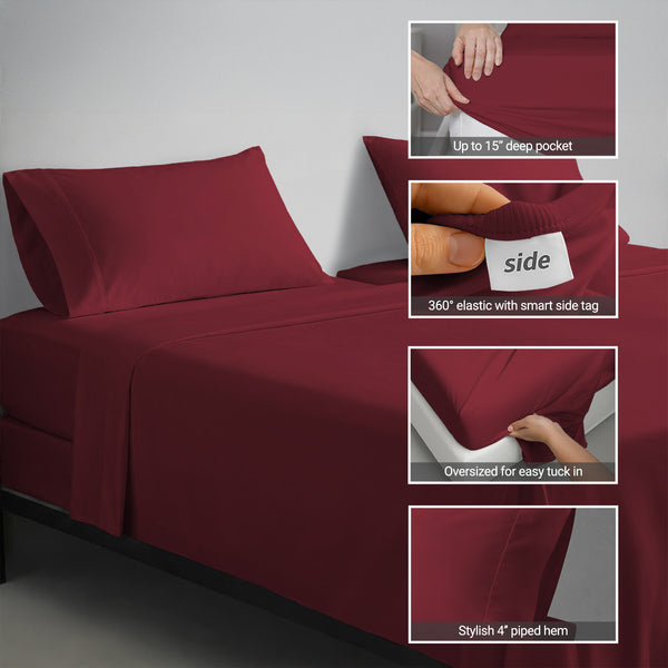 Royale 1000 Thread Count 100% Cotton Sheet Set