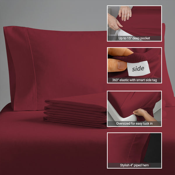 Royale 1000 Thread Count 100% Cotton Sheet Set