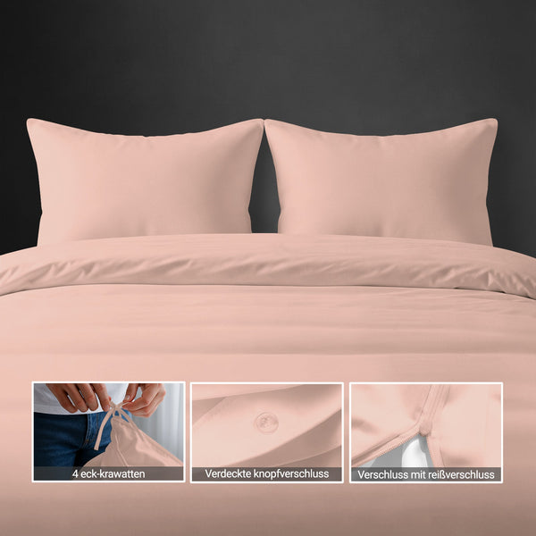 Luxus Bettbezug-Set mit 800 Fadenzahl aus 100% Baumwolle