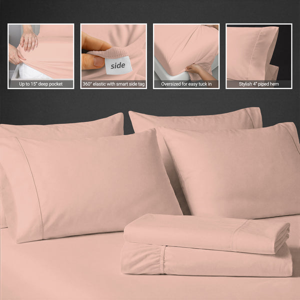 Premium 400 Thread Count 100% Cotton Sheet Set