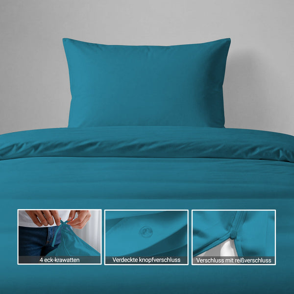 Deluxe 600 Thread Count 100% Cotton Duvet Cover Set