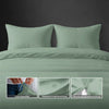 Deluxe Bettbezug-Set mit 600 Fadenzahl aus 100% Baumwolle - DE - 200x220 + 2 x 80x80 - Sea Foam