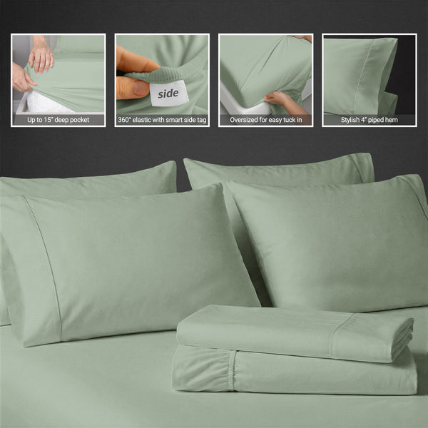 Premium 400 Thread Count 100% Cotton Sheet Set