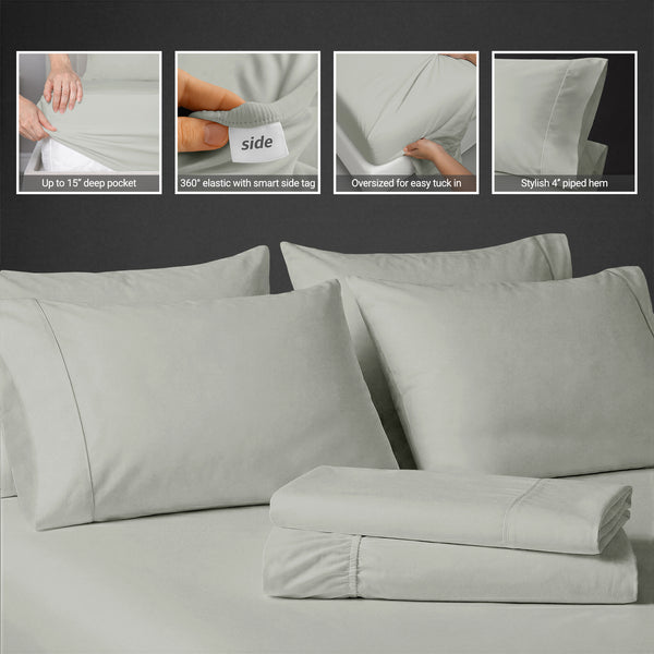 Royale 1000 Thread Count 100% Cotton Sheet Set