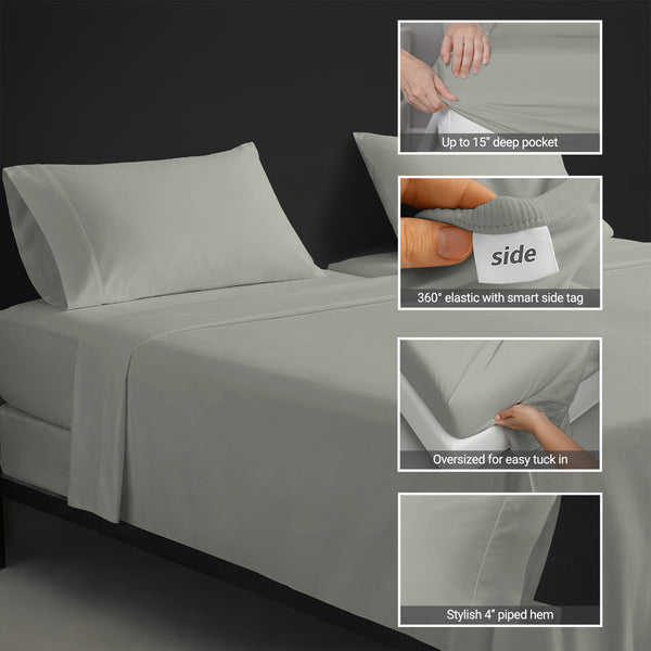 Deluxe 600 Thread Count 100% Cotton Sheet Set