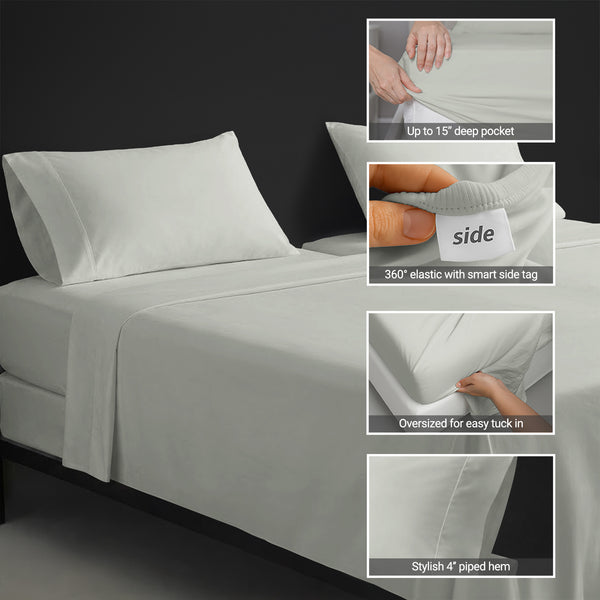 Luxury 800 Thread Count 100% Cotton Sheet Set