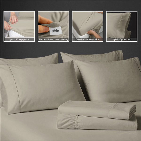 Royale 1000 Thread Count 100% Cotton Sheet Set