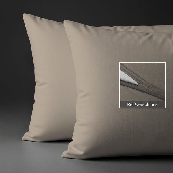 Deluxe Kissenbezüge mit 600 Fadenzahl aus 100% Baumwolle (2er-Set)