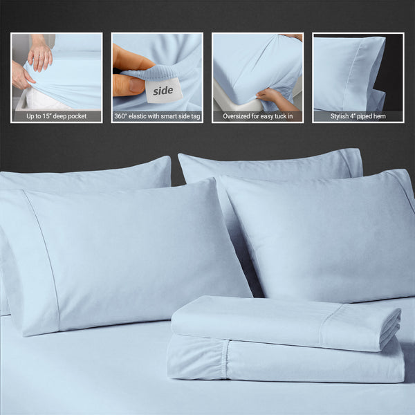 Premium 400 Thread Count 100% Cotton Sheet Set