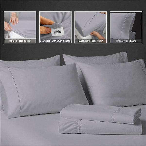 Premium 400 Thread Count 100% Cotton Sheet Set