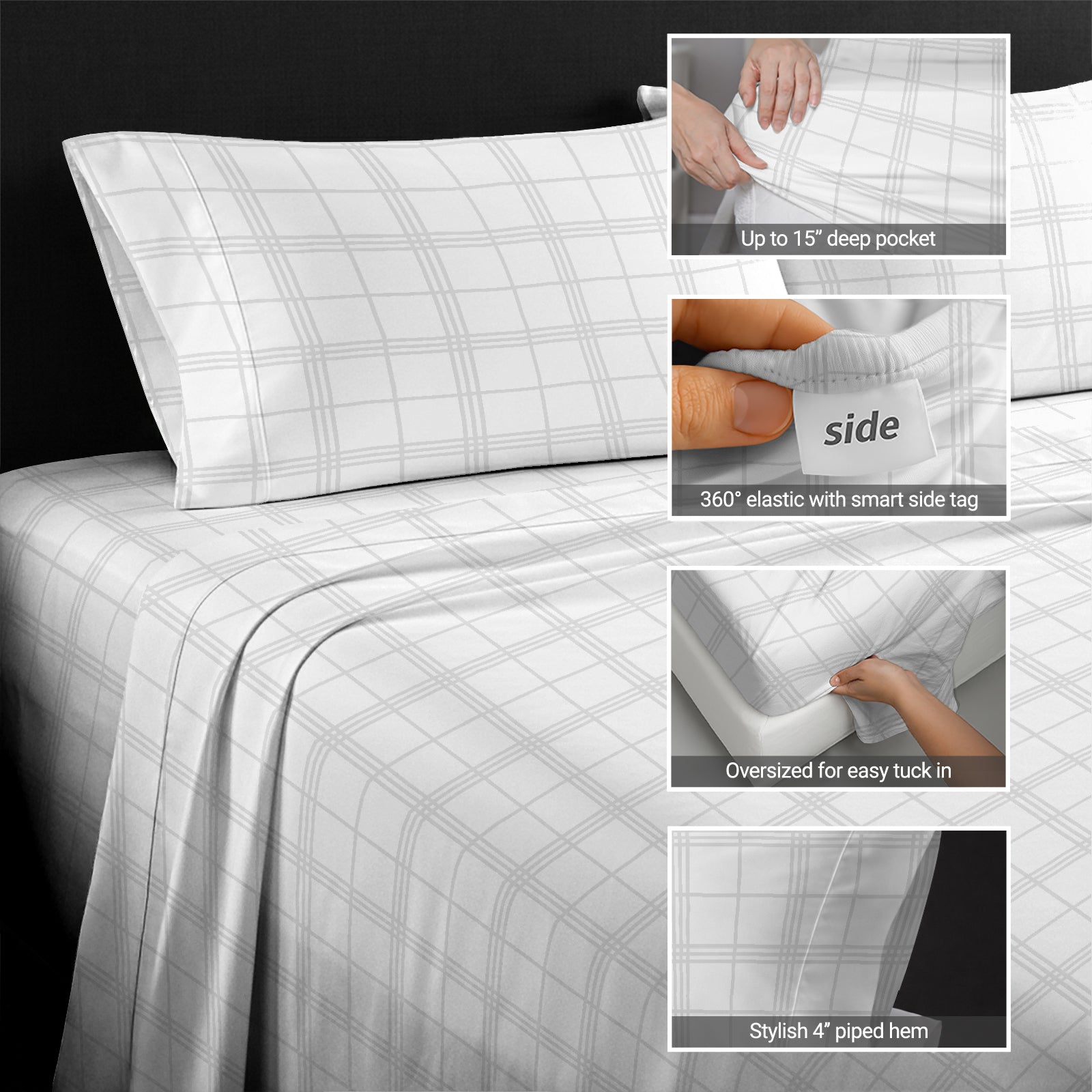 Premium 300 Thread Count 100% Cotton Sheet Set
