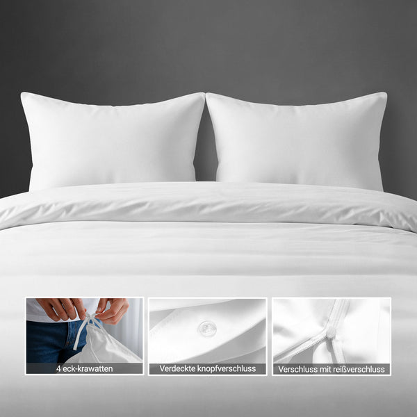 Luxus Bettbezug-Set mit 800 Fadenzahl aus 100% Baumwolle