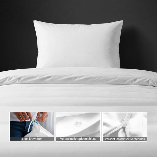 Deluxe 600 Thread Count 100% Cotton Duvet Cover Set