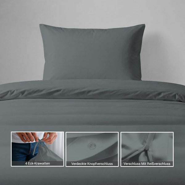 Luxus Bettbezug-Set mit 800 Fadenzahl aus 100% Baumwolle