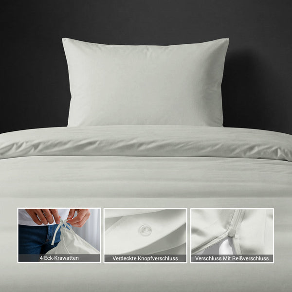 Luxus Bettbezug-Set mit 800 Fadenzahl aus 100% Baumwolle