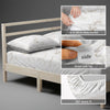 Premium 400 Thread Count 100% Cotton Fitted Sheet