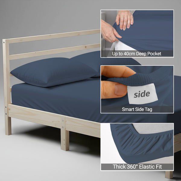 Royale 1000 Thread Count 100% Cotton Fitted Sheet
