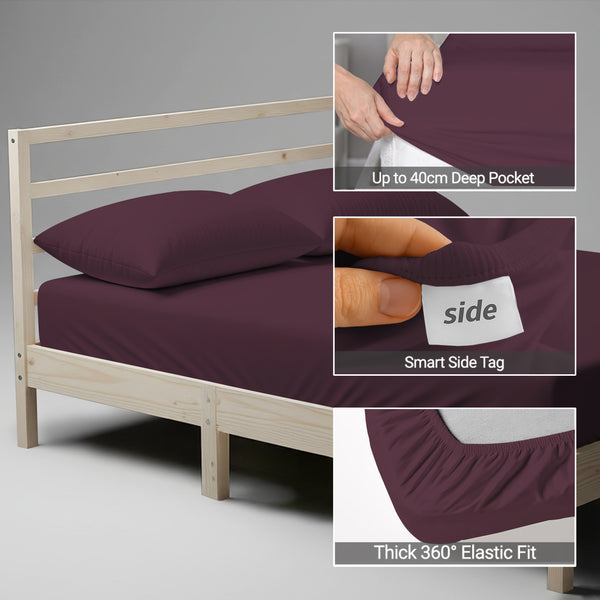Royale 1000 Thread Count 100% Cotton Fitted Sheet