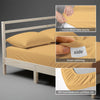 Deluxe Spannbettlaken mit 600 Fadenzahl aus 100% Baumwolle