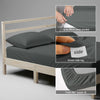 Percale 100% Cotton Fitted Sheet